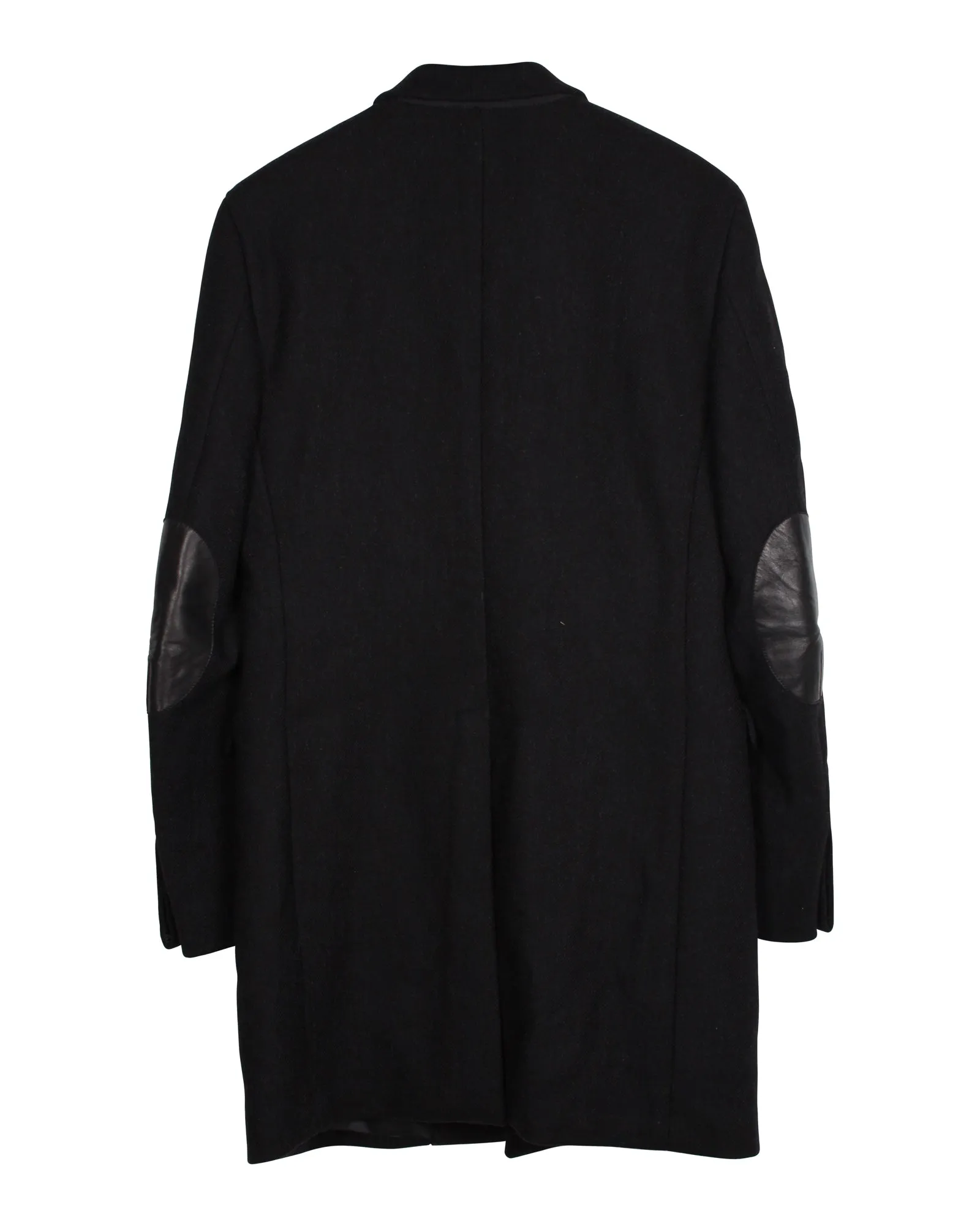 Prada Trench Coat in Black Wool