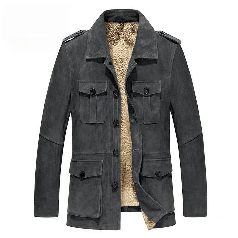 Premium Retro Mid-length Trench Jacket