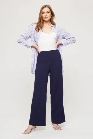 Pull On Wide Leg Trousers