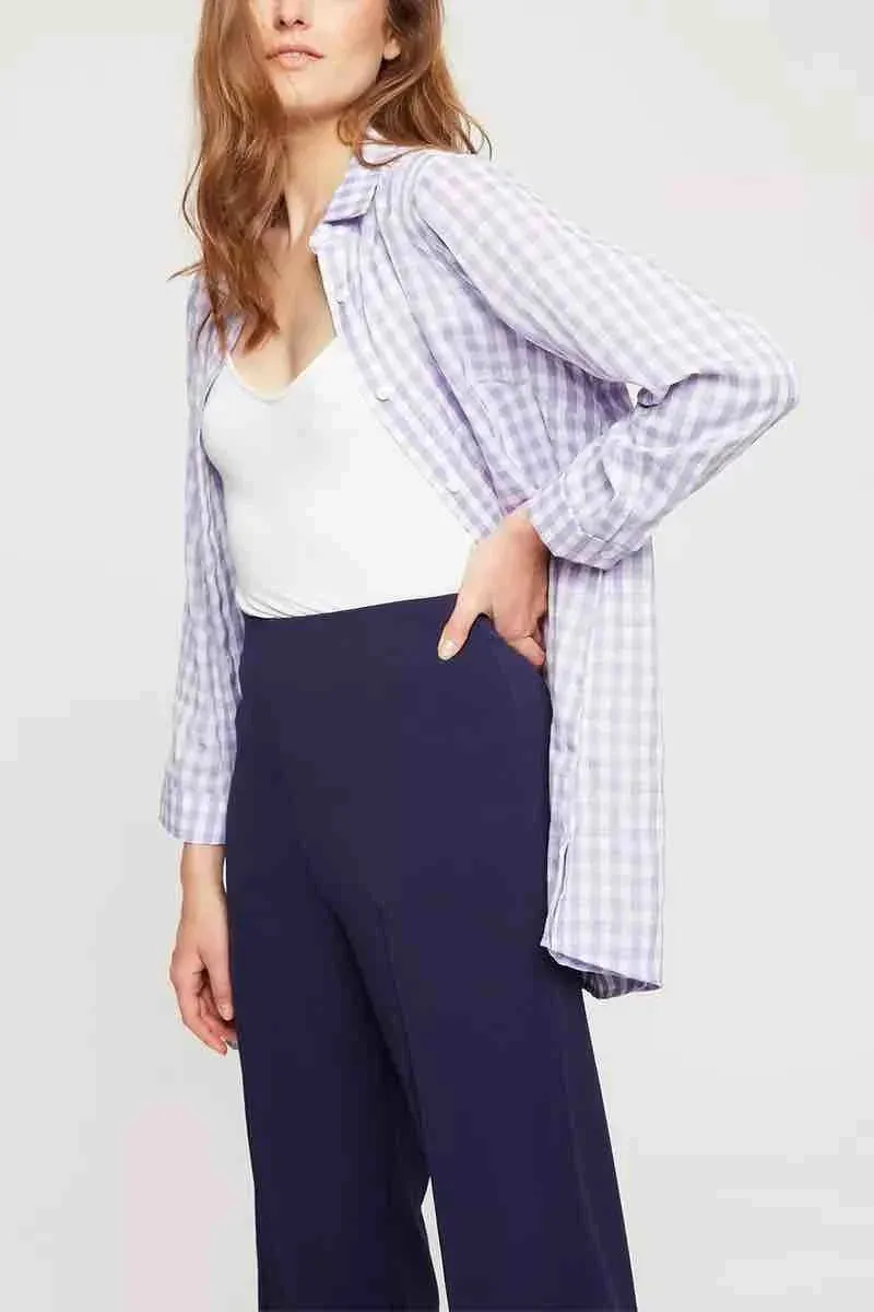 Pull On Wide Leg Trousers