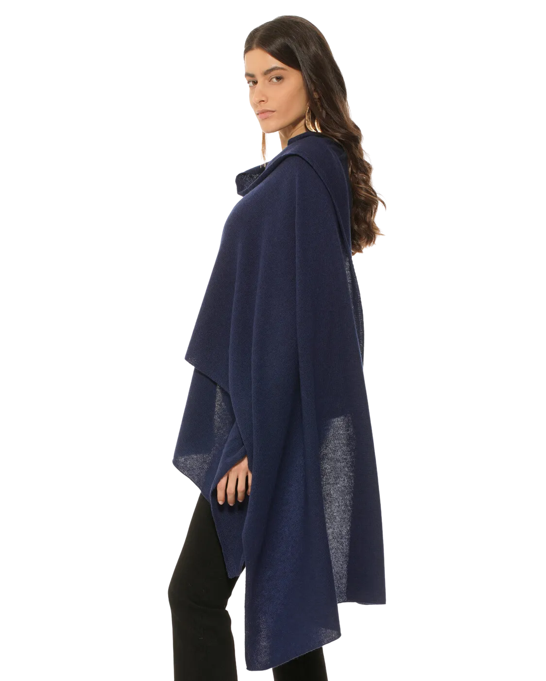 Pure Cashmere Maxi Wrap Black