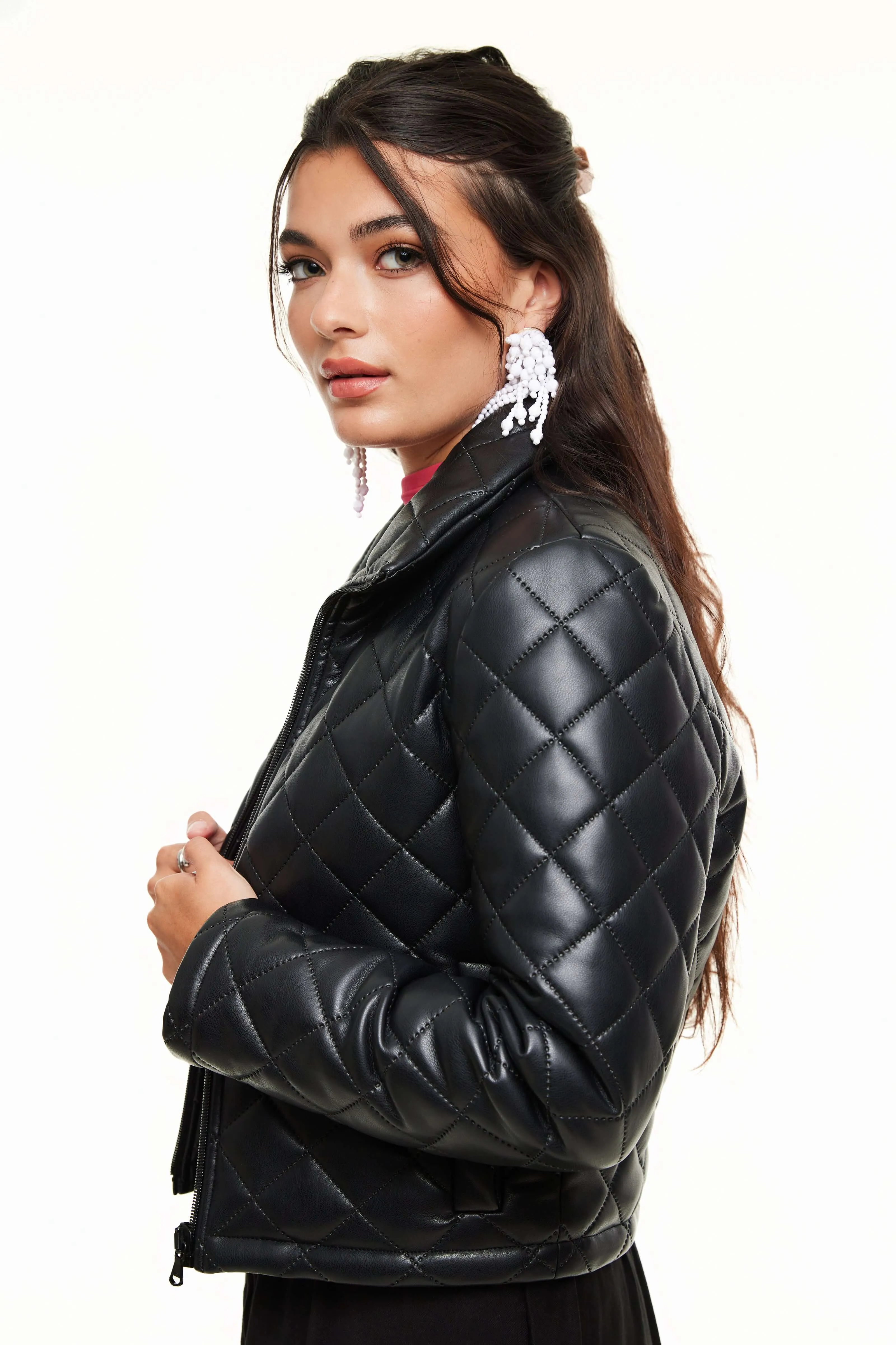 QUILTED LEATHER JACKET