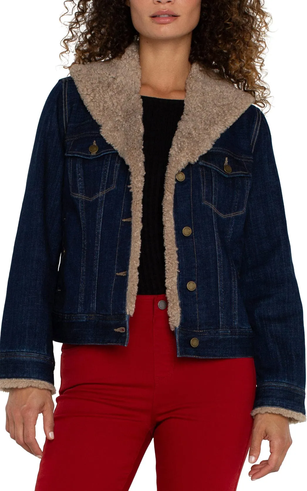 Sherpa Collar Trucker Jacket