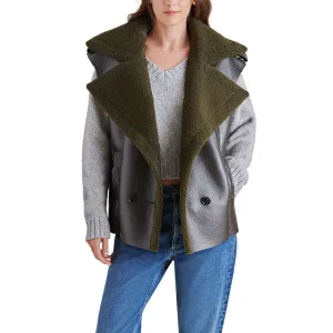 Steve Madden Fawn Oversize Faux Shearling Vest