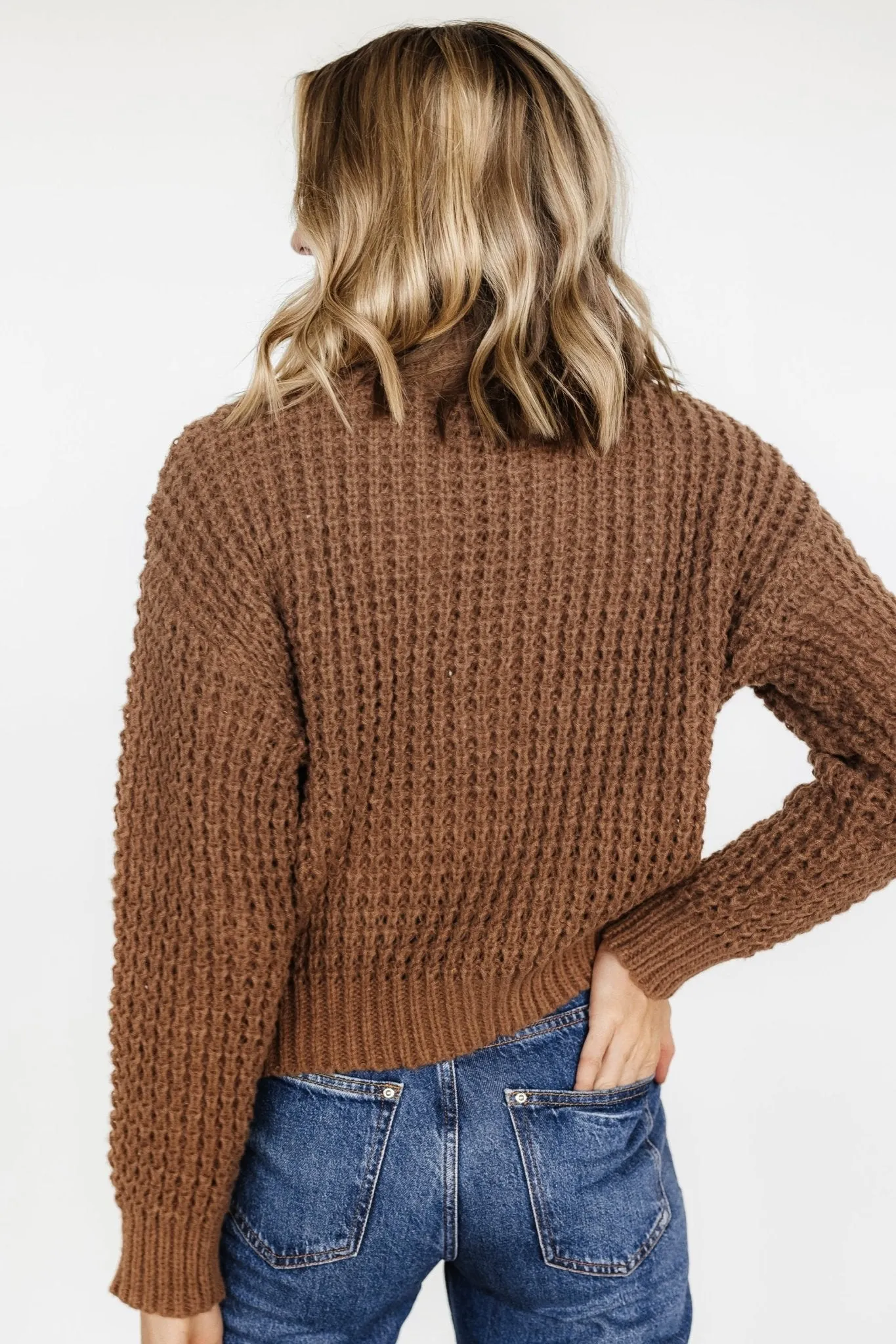 Syracuse Chunky Knit Sweater | Mocha