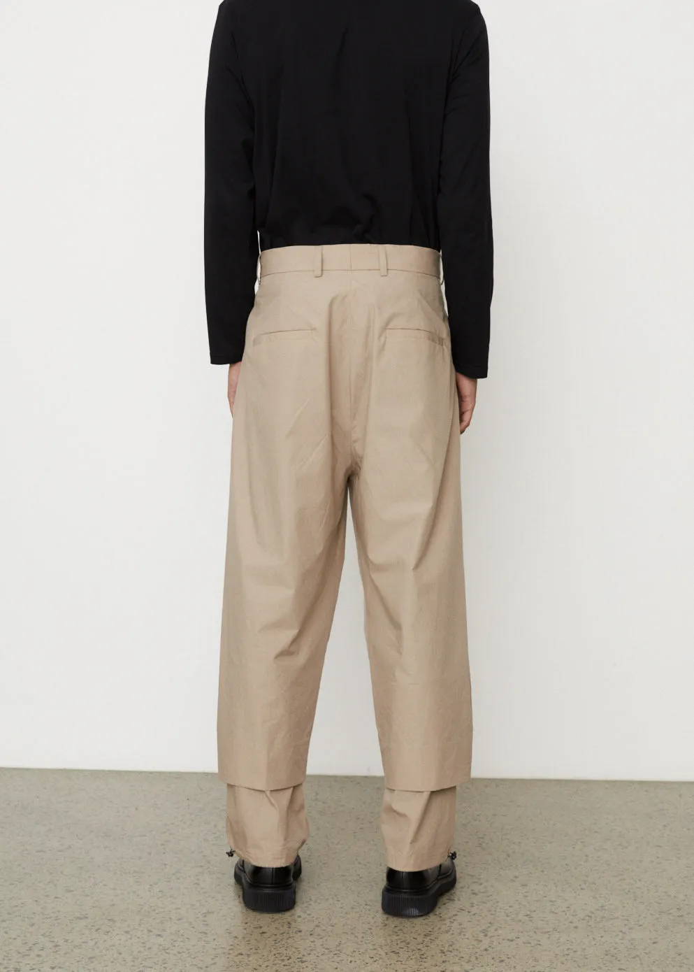 Tailored Wide Leg Cropped Trousers