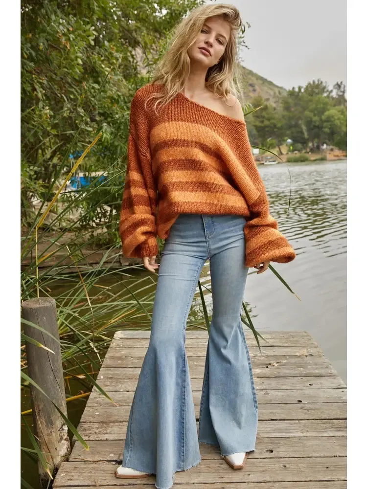 The Autumn Spice Chunky Knit Sweater