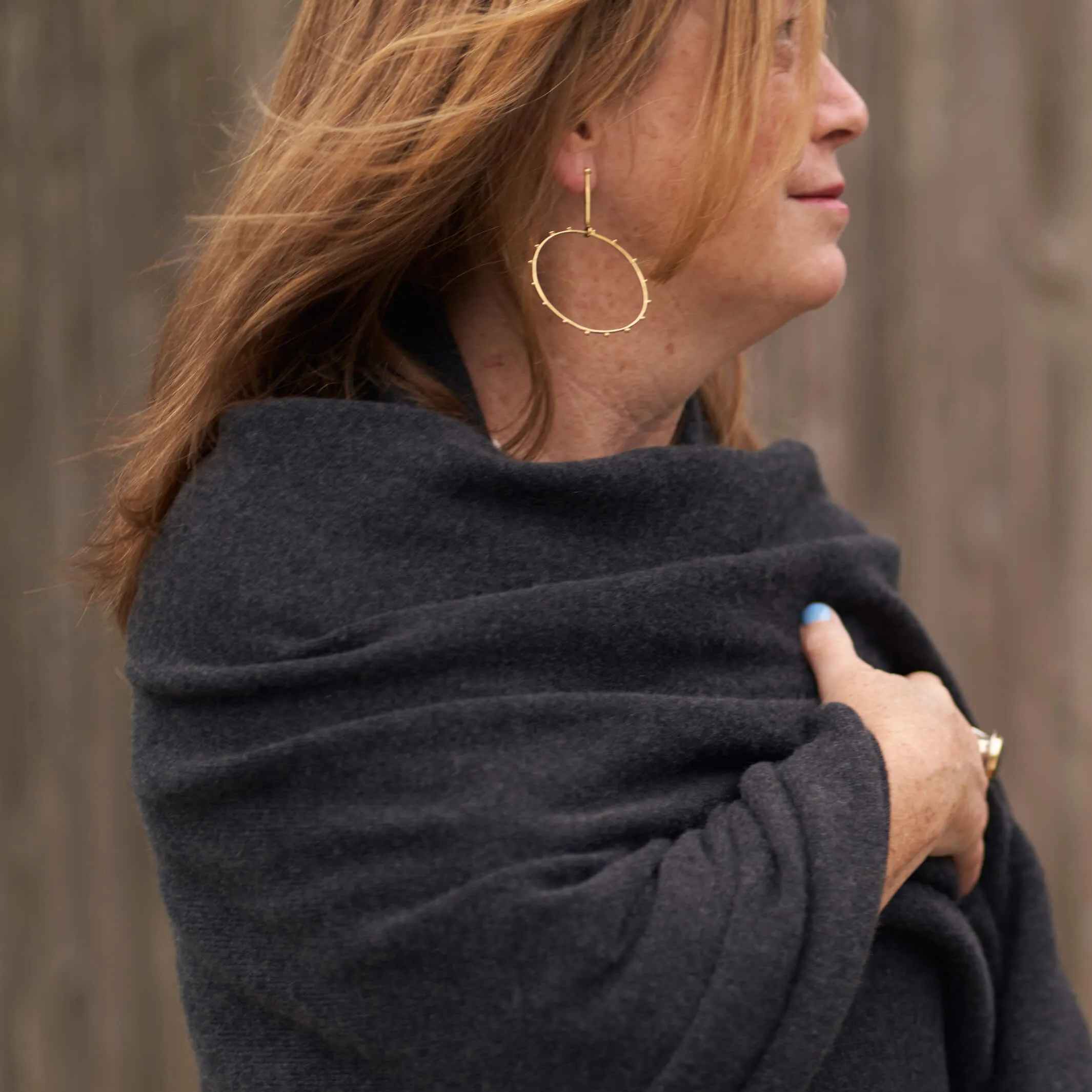 The Heather 4-Ply Cashmere Shawl Wrap