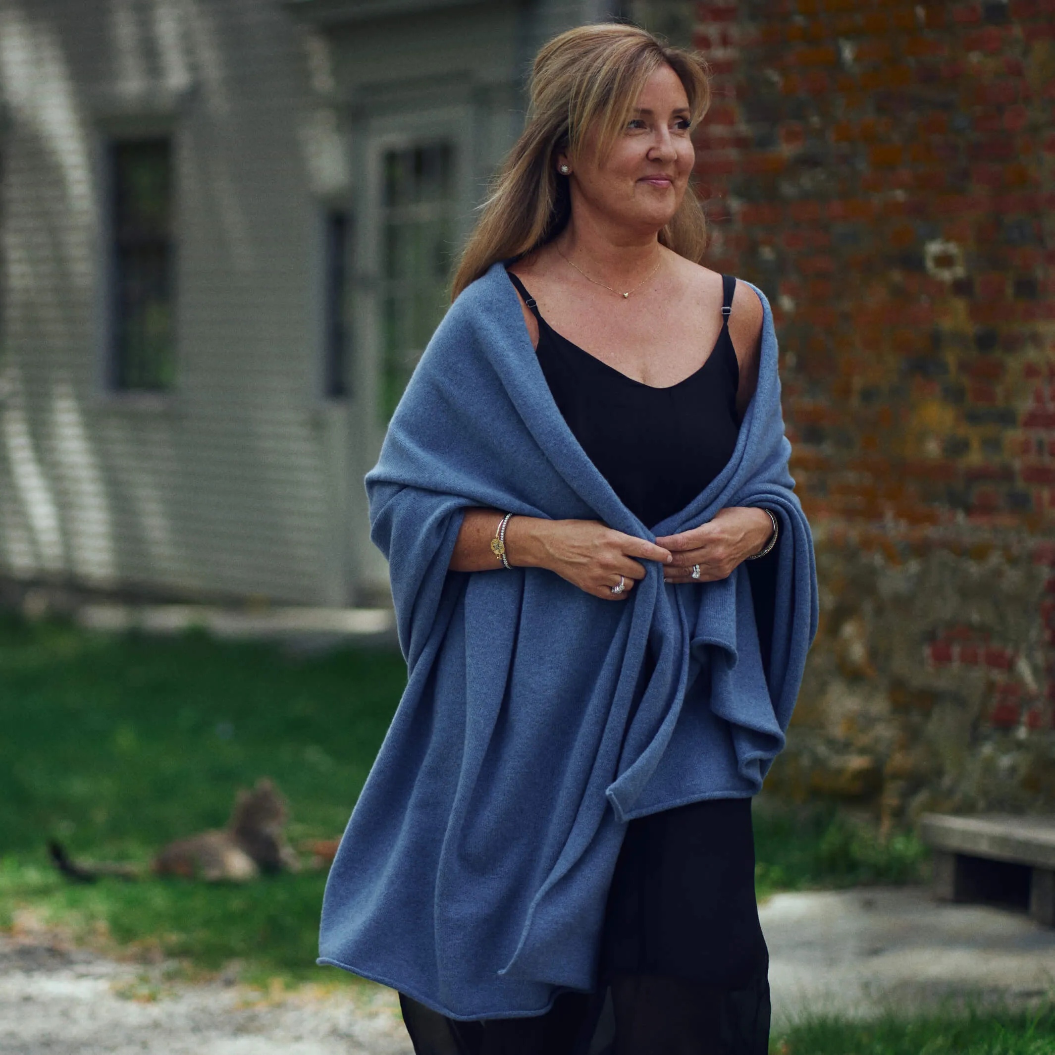 The Heather 4-Ply Cashmere Shawl Wrap