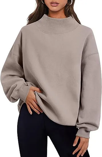 Trendy Queen Pullover Sweatshirt Round Neck Hoodie