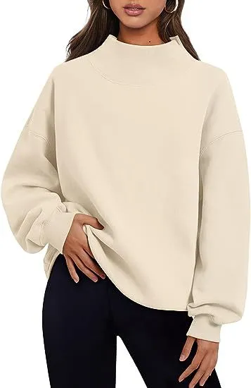 Trendy Queen Pullover Sweatshirt Round Neck Hoodie