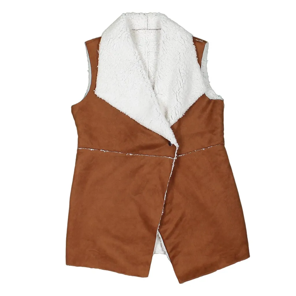 Viskan Shearling Snap Vest by Nordic Fleece