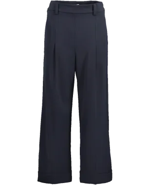 Wide Leg Cuffed Pant