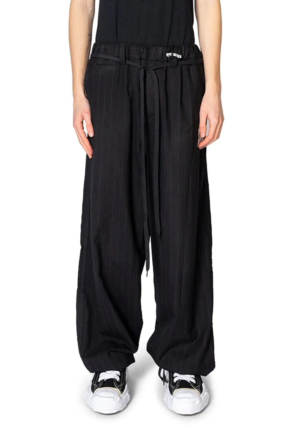 WIDE TROUSERS BLACK