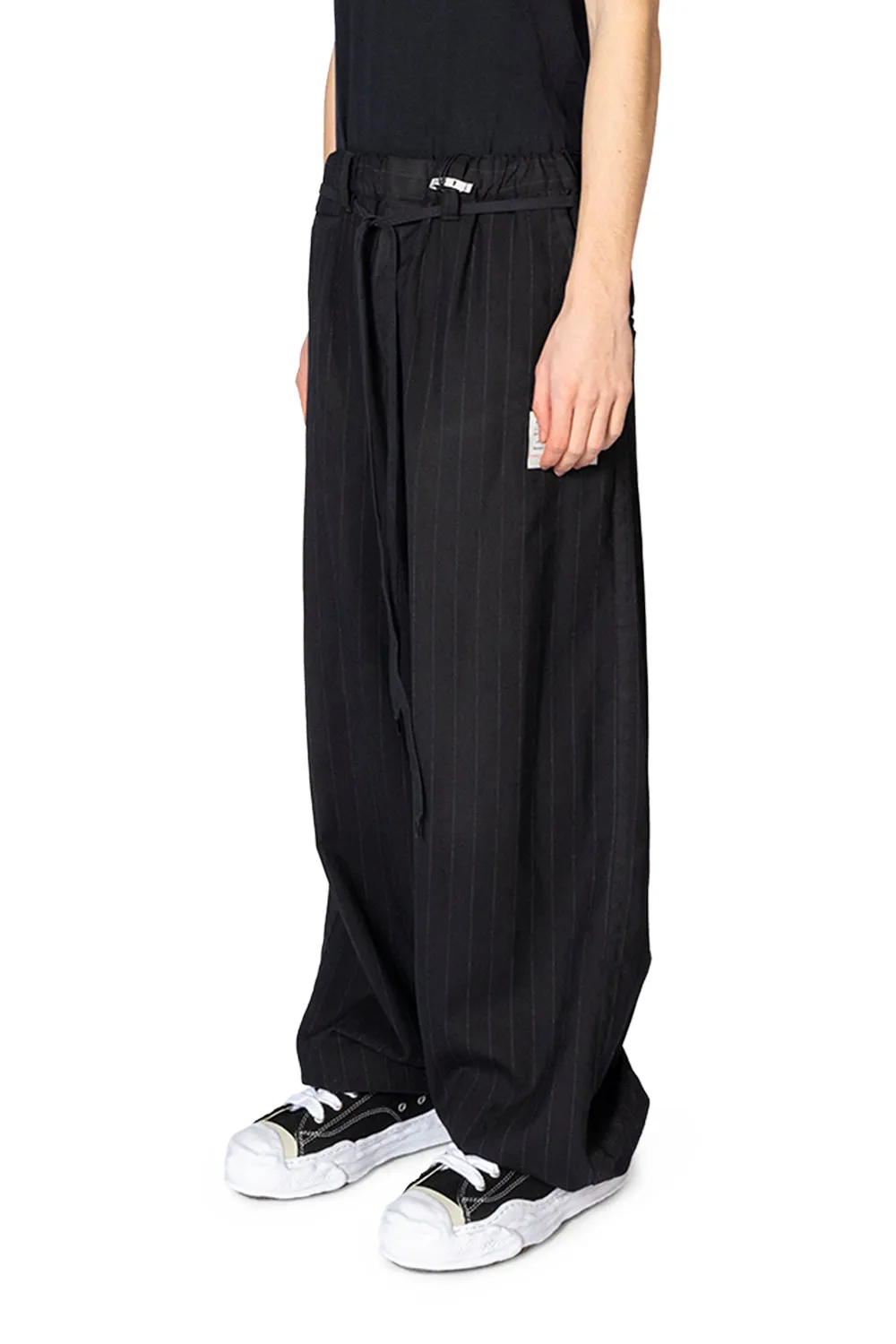 WIDE TROUSERS BLACK