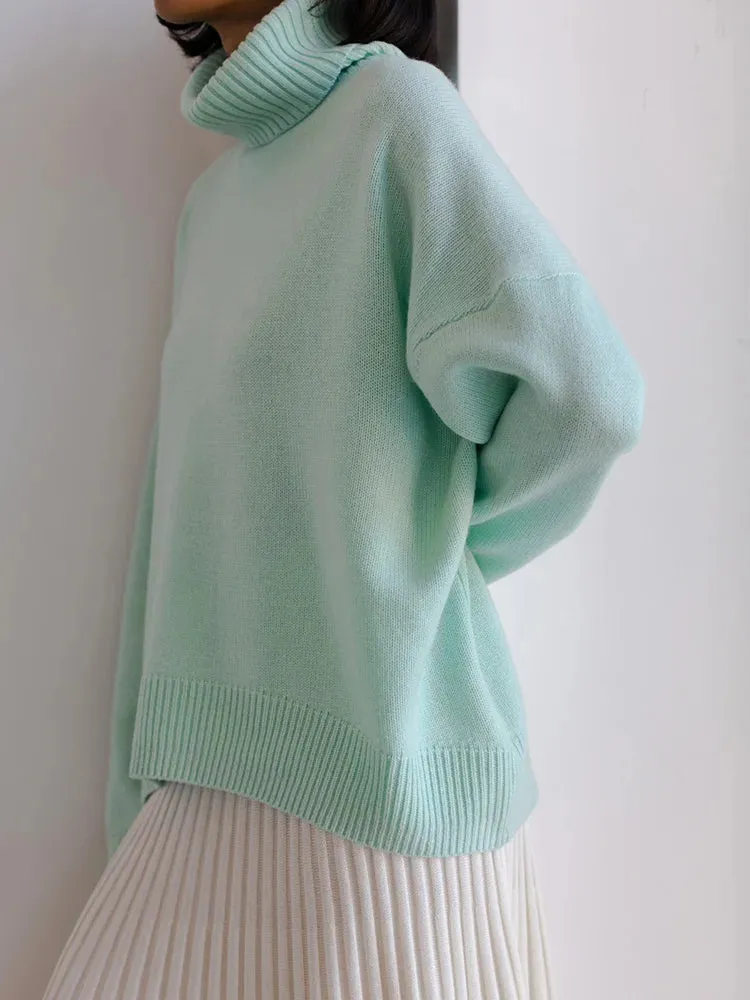 Wjczt outfit ideal Kyra Turtleneck Oversize Sweater