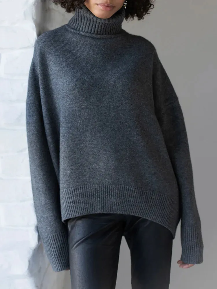 Wjczt outfit ideal Kyra Turtleneck Oversize Sweater